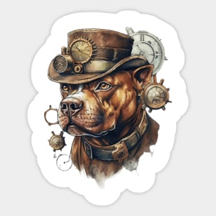 Steampunk Stafford Sticker